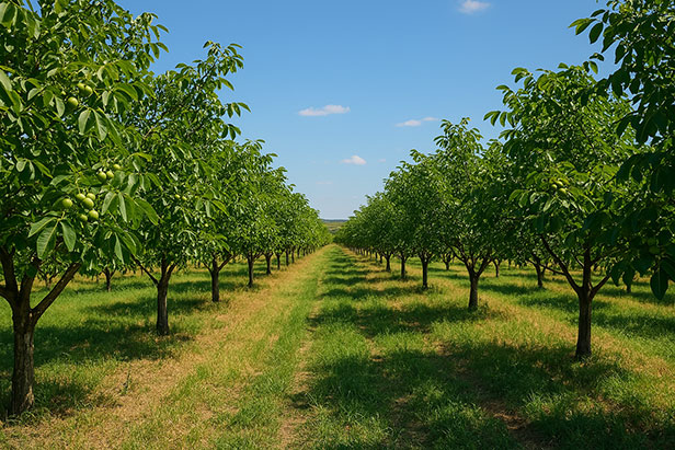 Walnut Orchard in Moldova